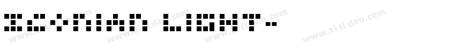 Iconian Light字体转换